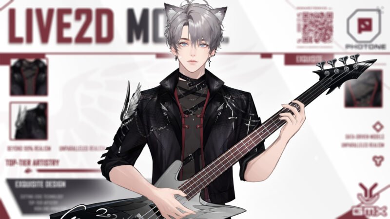 live2d模型：Boy 1 Bassist