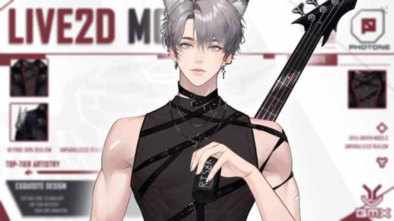live2d模型：Boy 1 Bassist